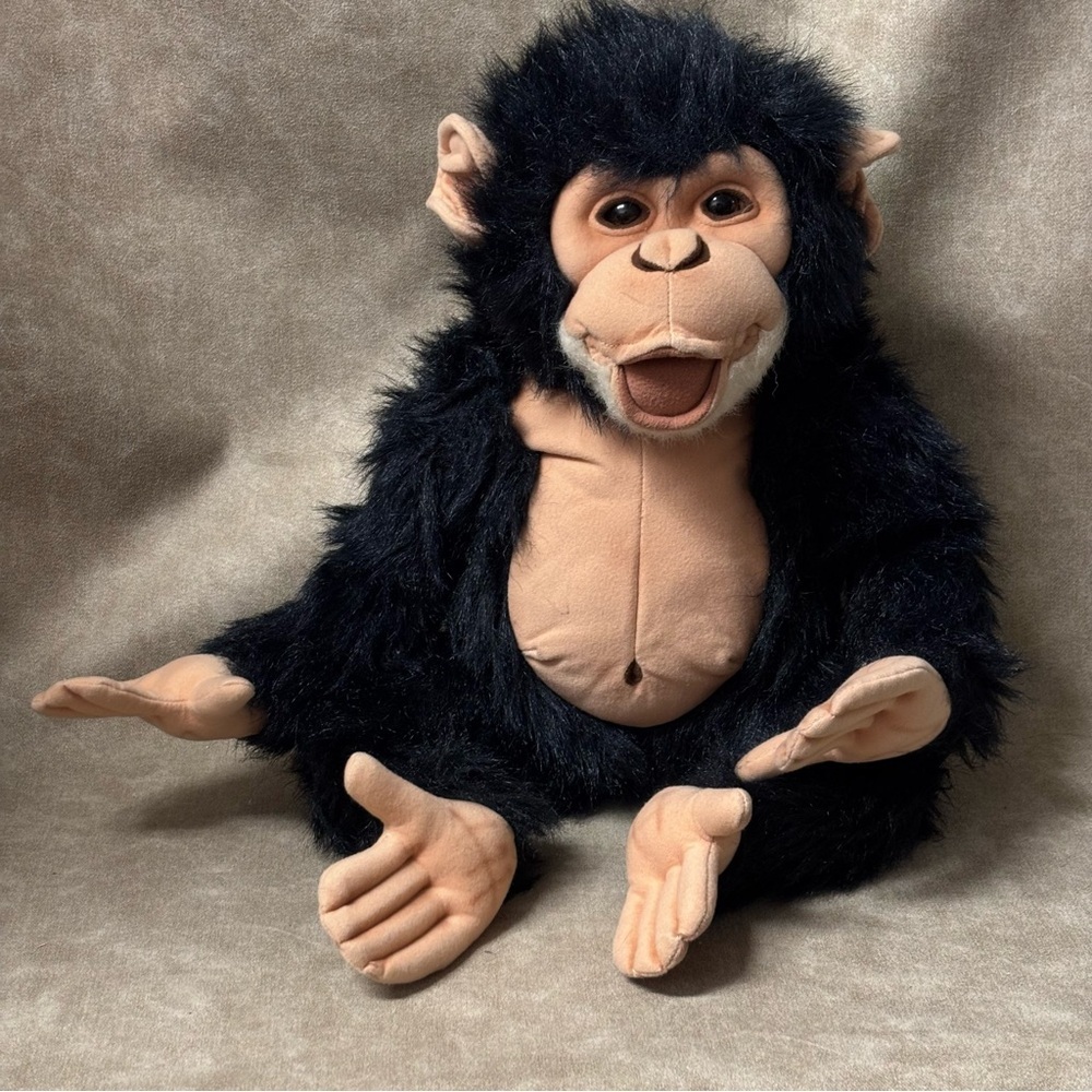 Vintage Discovery Channel Chimpanzee Large Plush Rare Explore Your World
